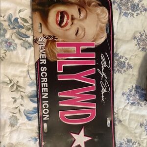 Hollywood Silver Screen Icon License Plate